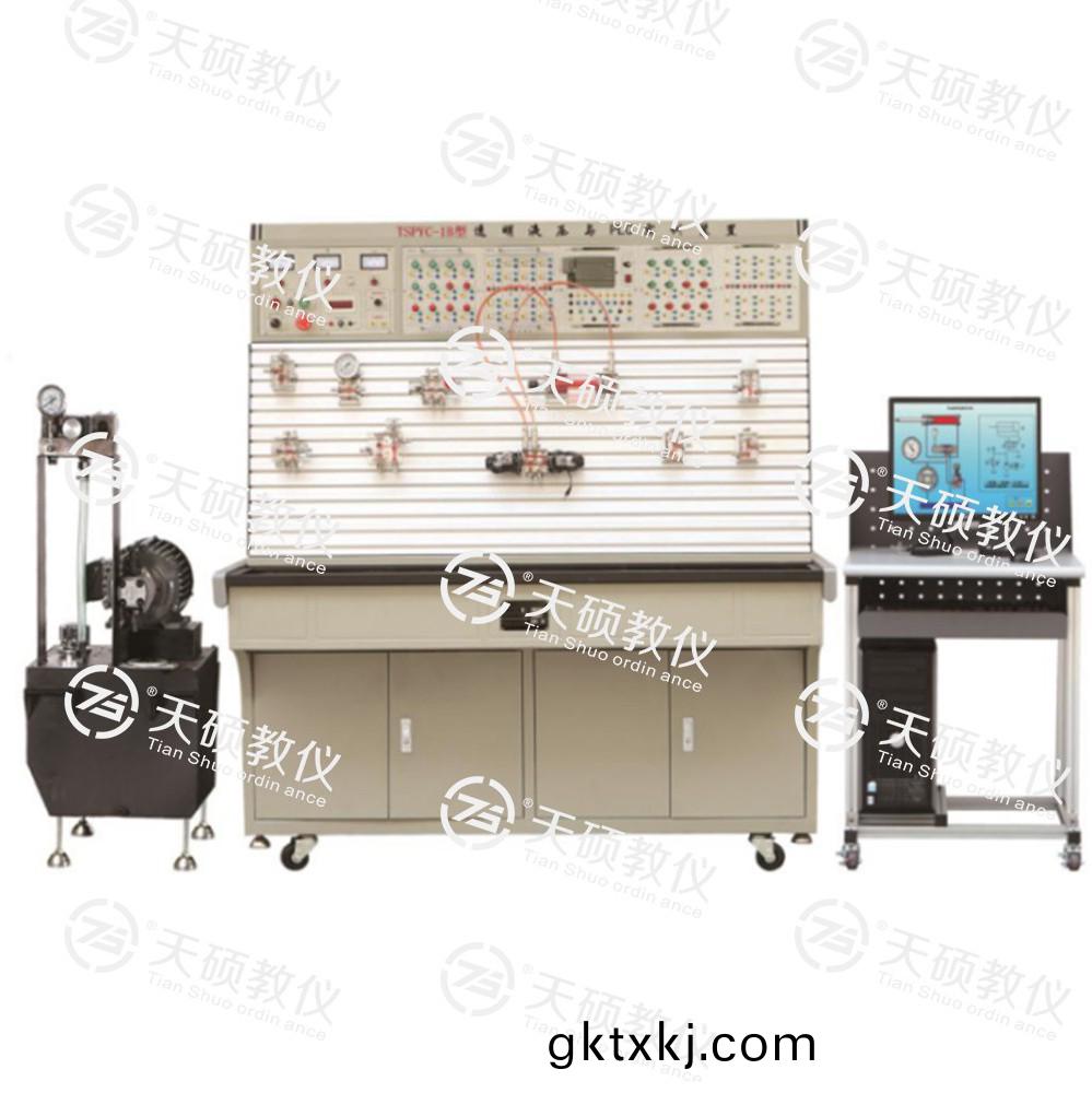TSHPYP-1型 透(tou)明(ming)液壓與(yu)PLC實訓(xun)裝(zhuang)寘(zhi)